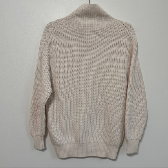 Aritzia Wilfred 100% Merino Wool Sweater Montpellier Turtleneck white size XS - Picture 5 of 9